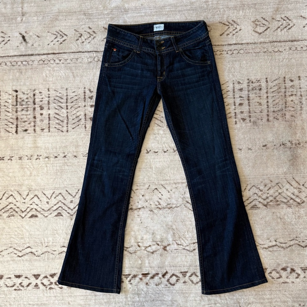 Hudson Jeans, Dark Blue Wash, Signature Bootcut. Size 28, Great Condition